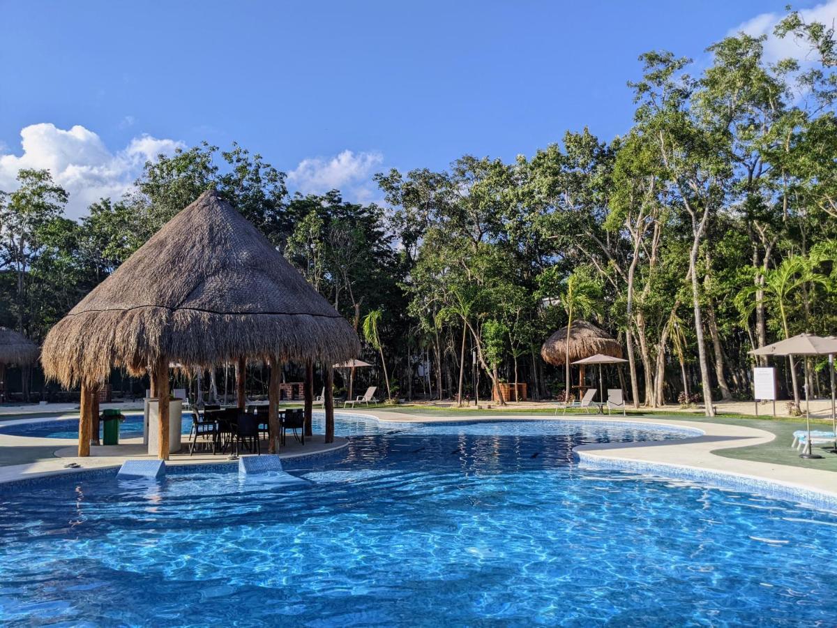 2-Bedroom Condo By The Jungle W/ Swimming Pool Puerto Morelos Bagian luar foto