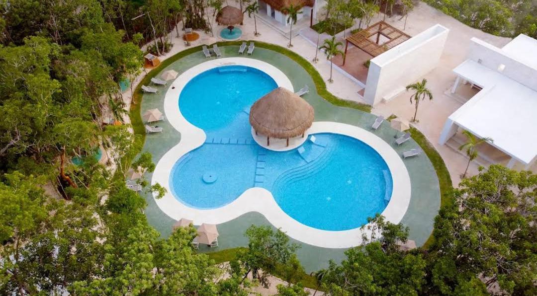 2-Bedroom Condo By The Jungle W/ Swimming Pool Puerto Morelos Bagian luar foto